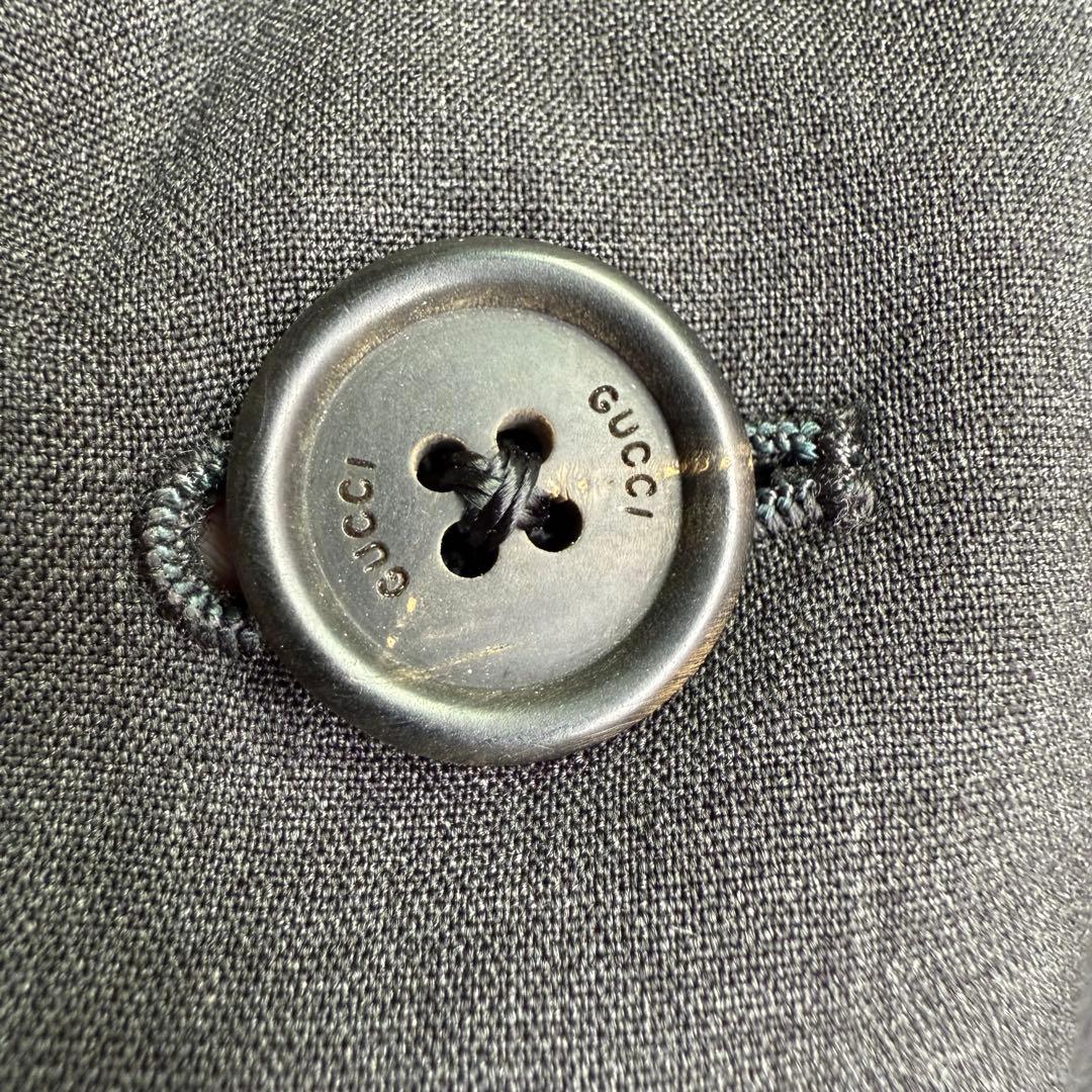 【トムフォード期】グッチ テーラードジャケット ブラック L 段返り