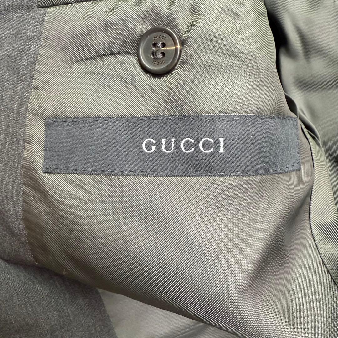 【トムフォード期】グッチ テーラードジャケット ブラック L 段返り