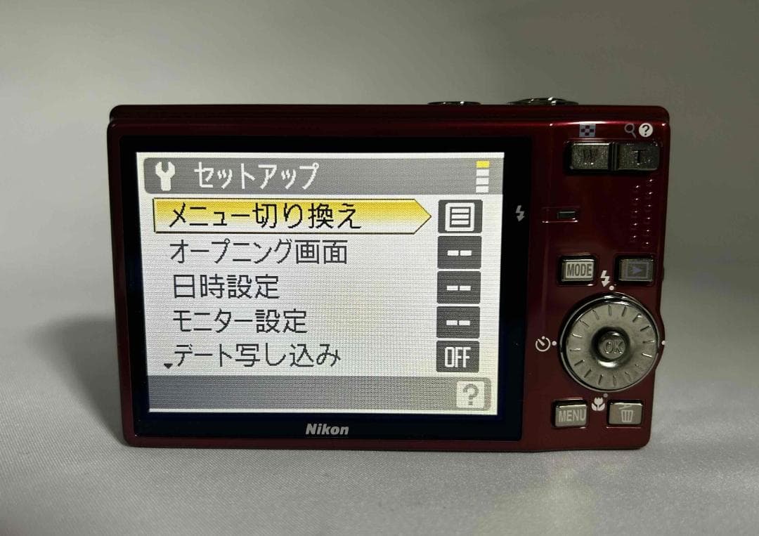 【極上美品】Nikon Coolpix S710元箱付レッド動作確認済41107