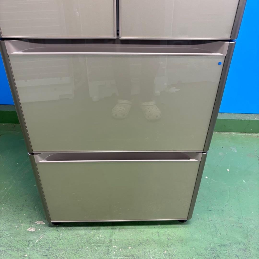 573日立大型冷蔵庫　401L 400L強　小型　家庭用　右開き　自動製氷5ドア
