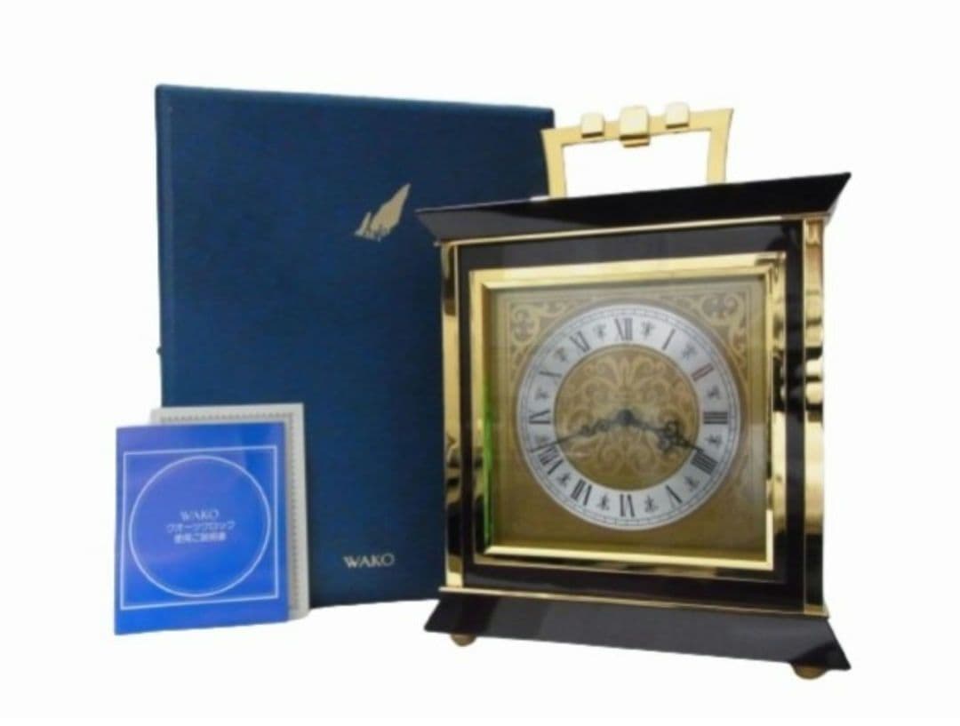 美品 WAKO クロック 和光 置時計 動作確認済 NB1012R