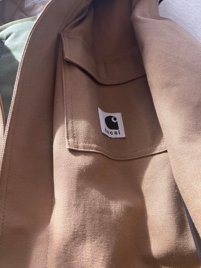 本物・sacai x Carhartt WIP Canvas Parka