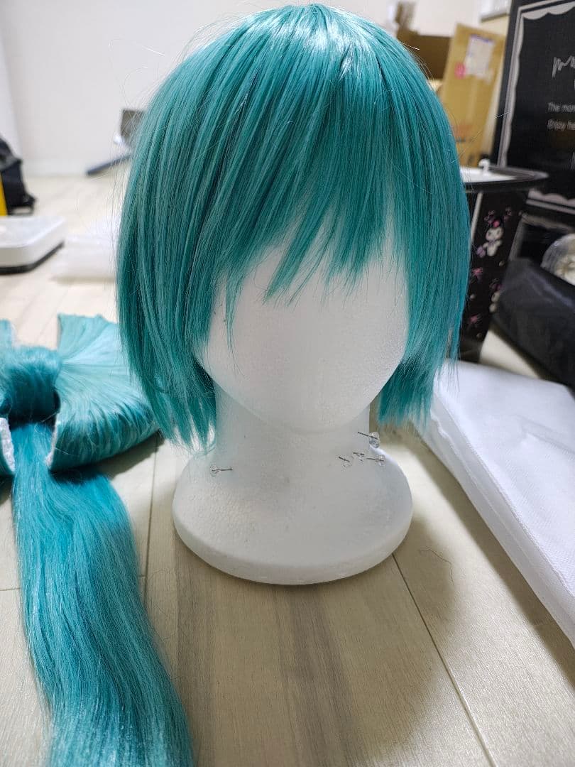 初音ミク 雨夢楼 花魁コスプレ ウィッグ 衣装 飾りフルセット