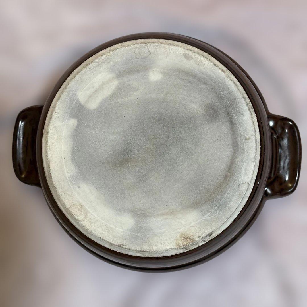 森修焼 土鍋 大＋蒸し台・お玉付 鍋一式セット 木屋包丁・ヘンケルハサミ付