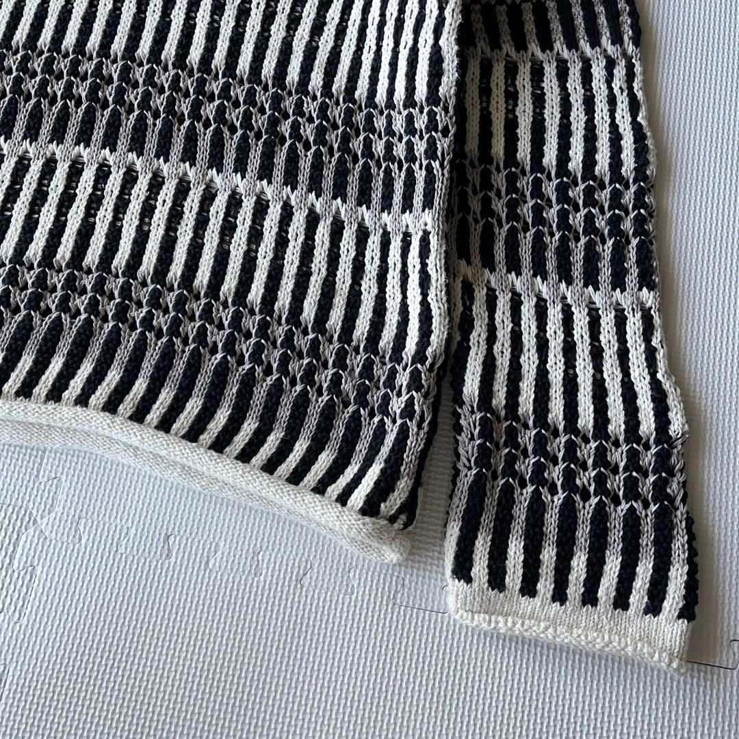 美品 BATONER 23SS MIX YARN CREWNECK 3 春夏 綿