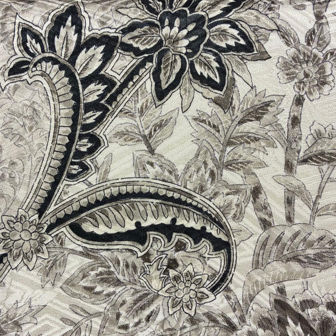 D131 振袖 二代目更甚 江戸更紗 華文 正絹 着物 袷 極美品