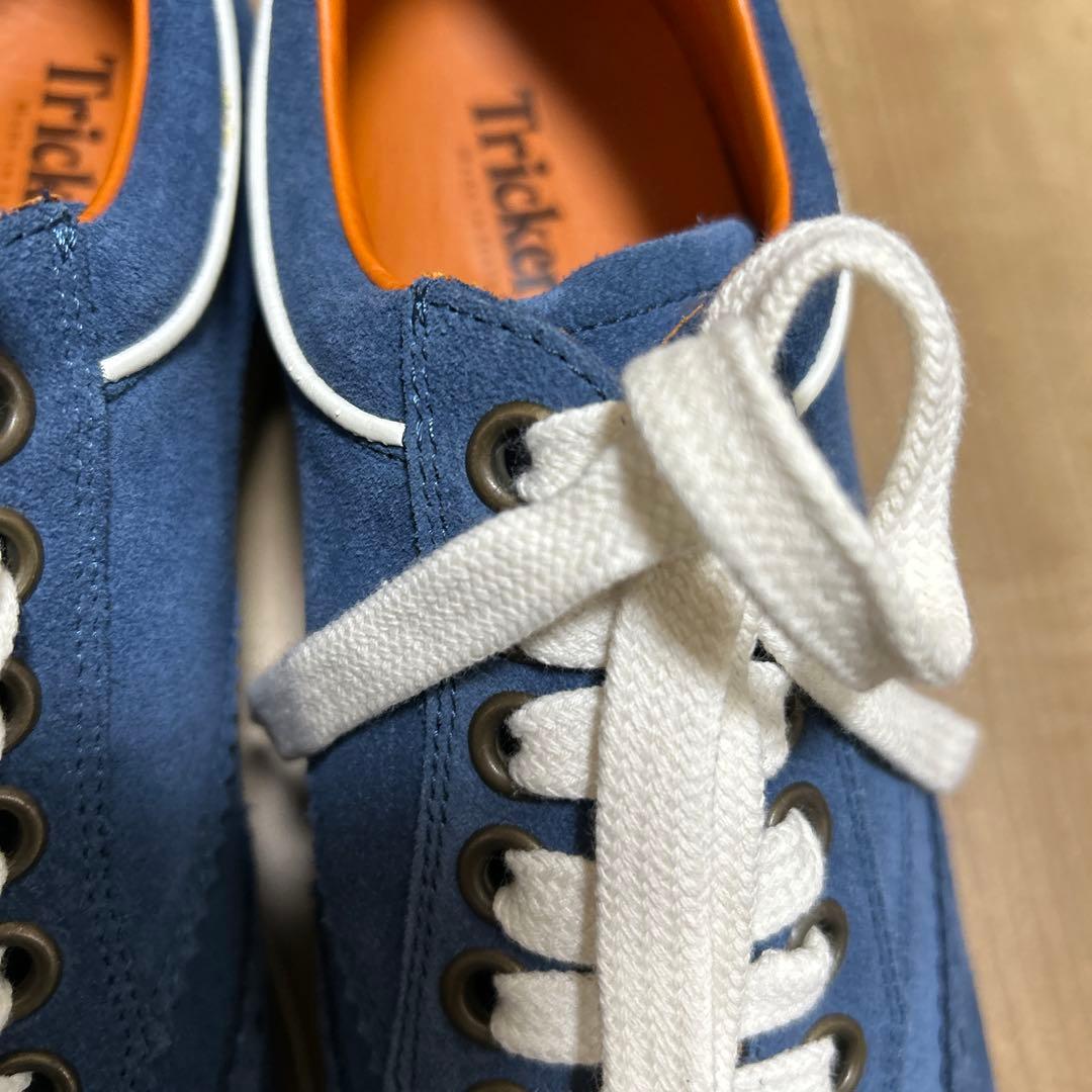 トリッカーズ　サイズ40 tricker's ecovel media ブルー