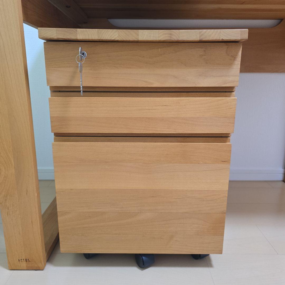 ACTUS　アクタス　PIZZI　学習机　デスクチェスト　ブックシェルフ　3点