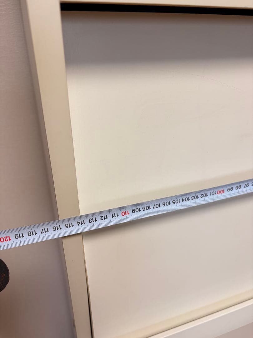 Morris　ホワイトスライド式本棚 12個収納