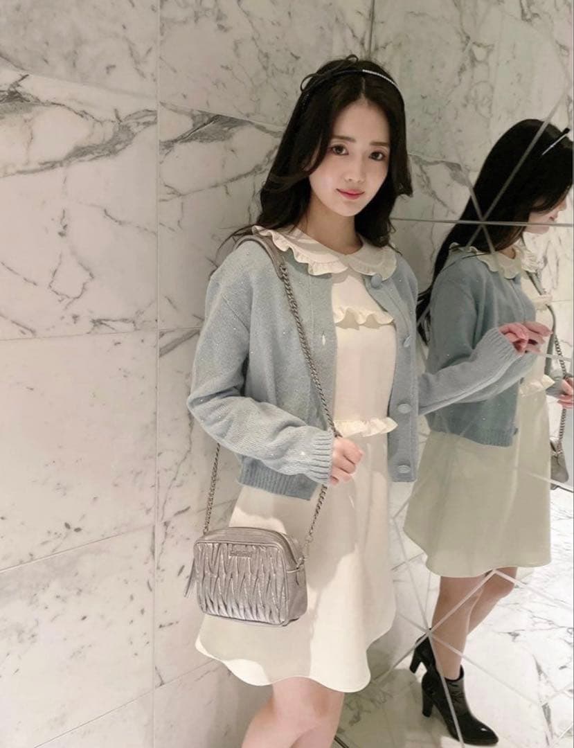 新品未使用最安値JILTU petit frill dress ホワイト