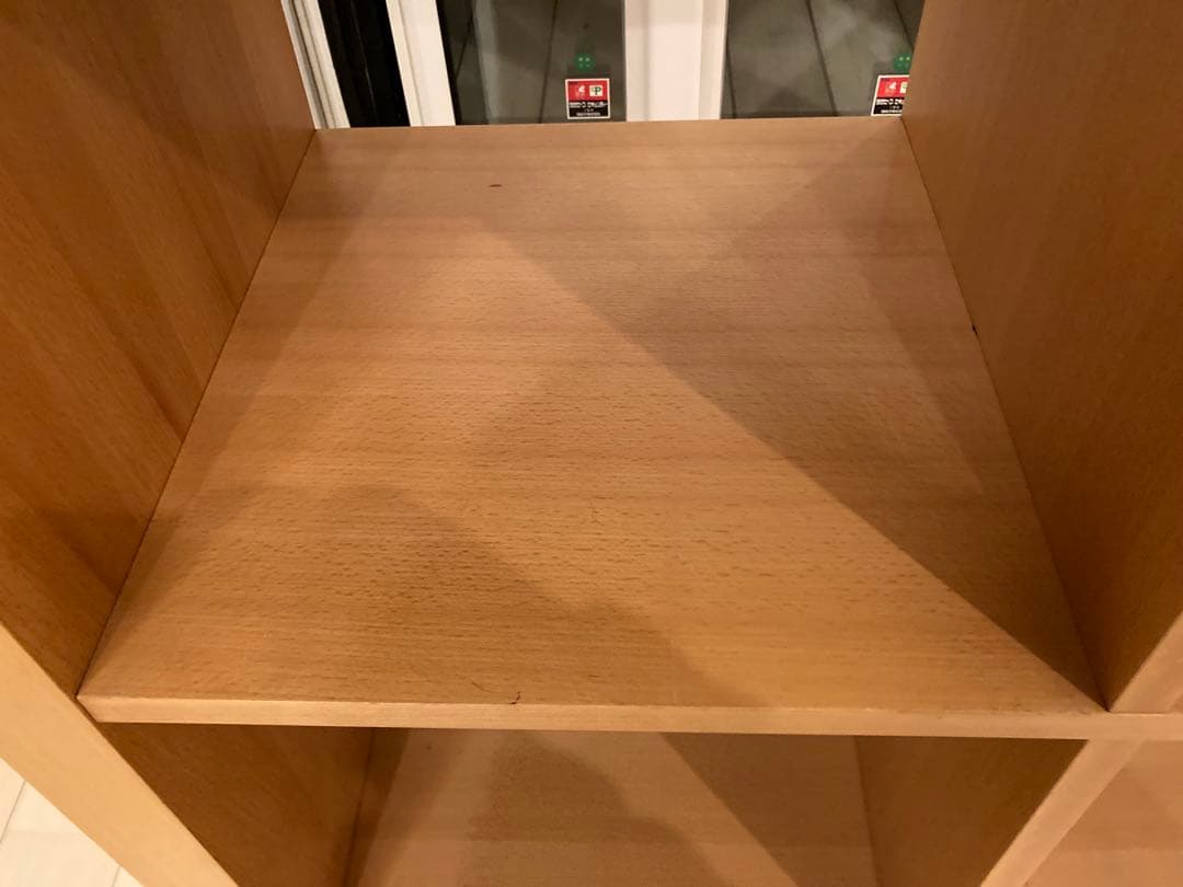 【美品】無印良品　スタッキングシェルフ　ビーチシェルフ　オープンシェルフ