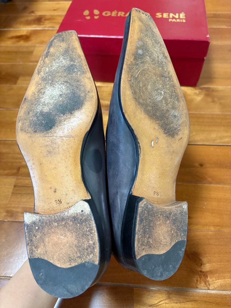 ジェラールセネ PARIS GREY ANTIC 9 1/2 箱あり 美品