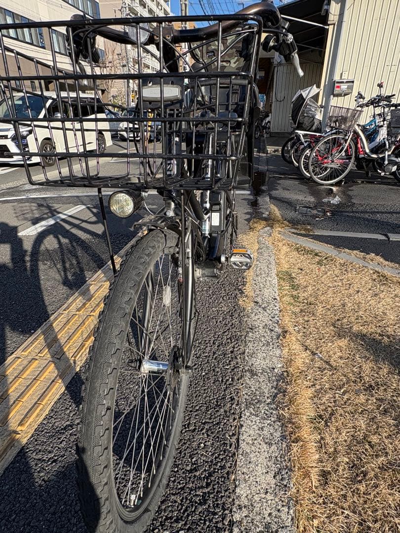 中古ブリヂストン電動アシスト自転車　12.3Ah 大阪　007番