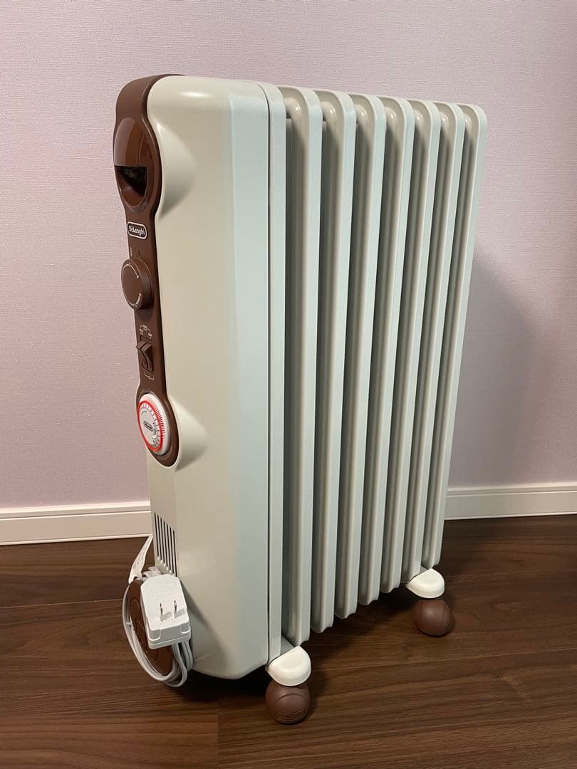 デロンギ オイルヒーター ホワイトブラウン JR0812