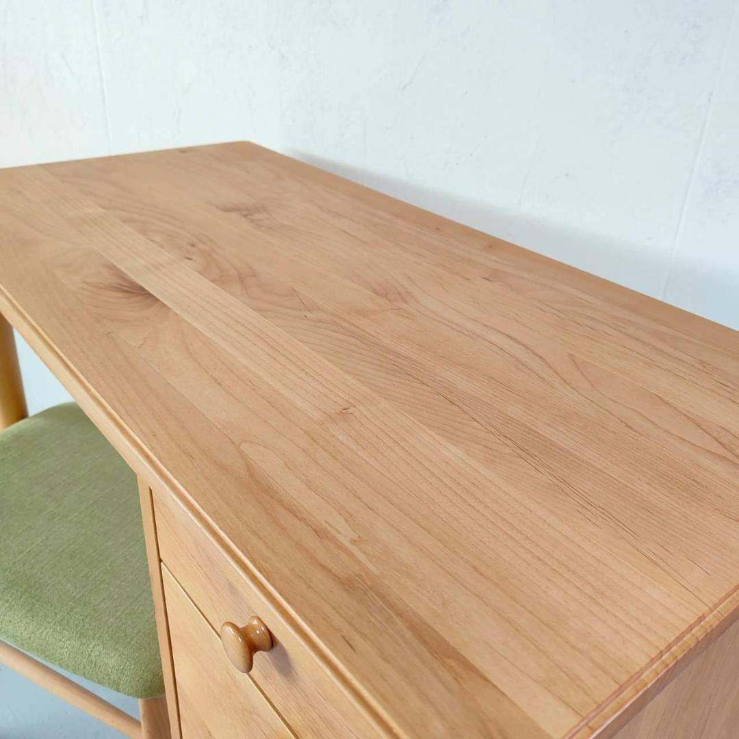 美品 モモナチュラル コモ 机のみ 幅90　無垢　アルダー材