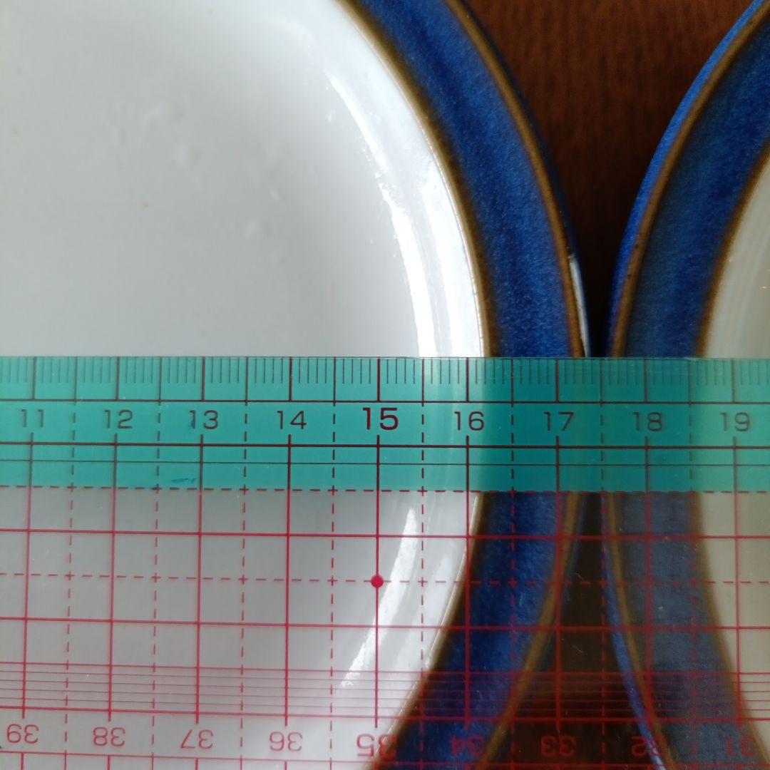 DENBY インペリアルブループレート大小各６枚セット