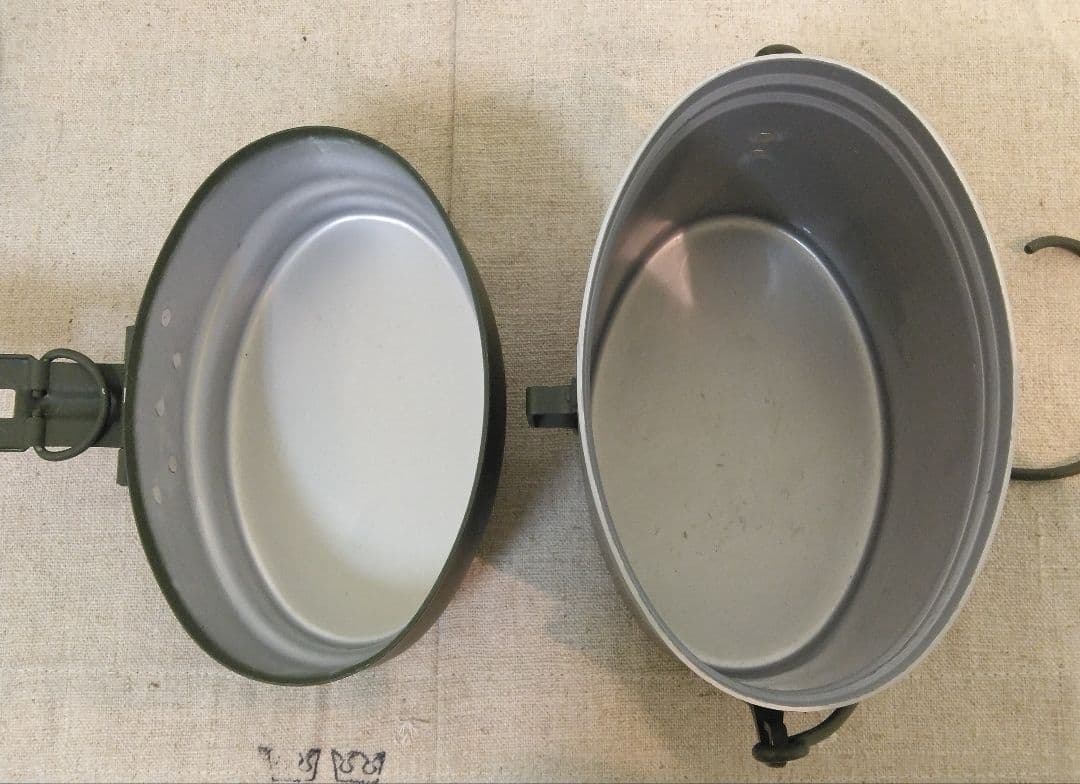 USED スウェーデン軍 アルミ製飯盒セット