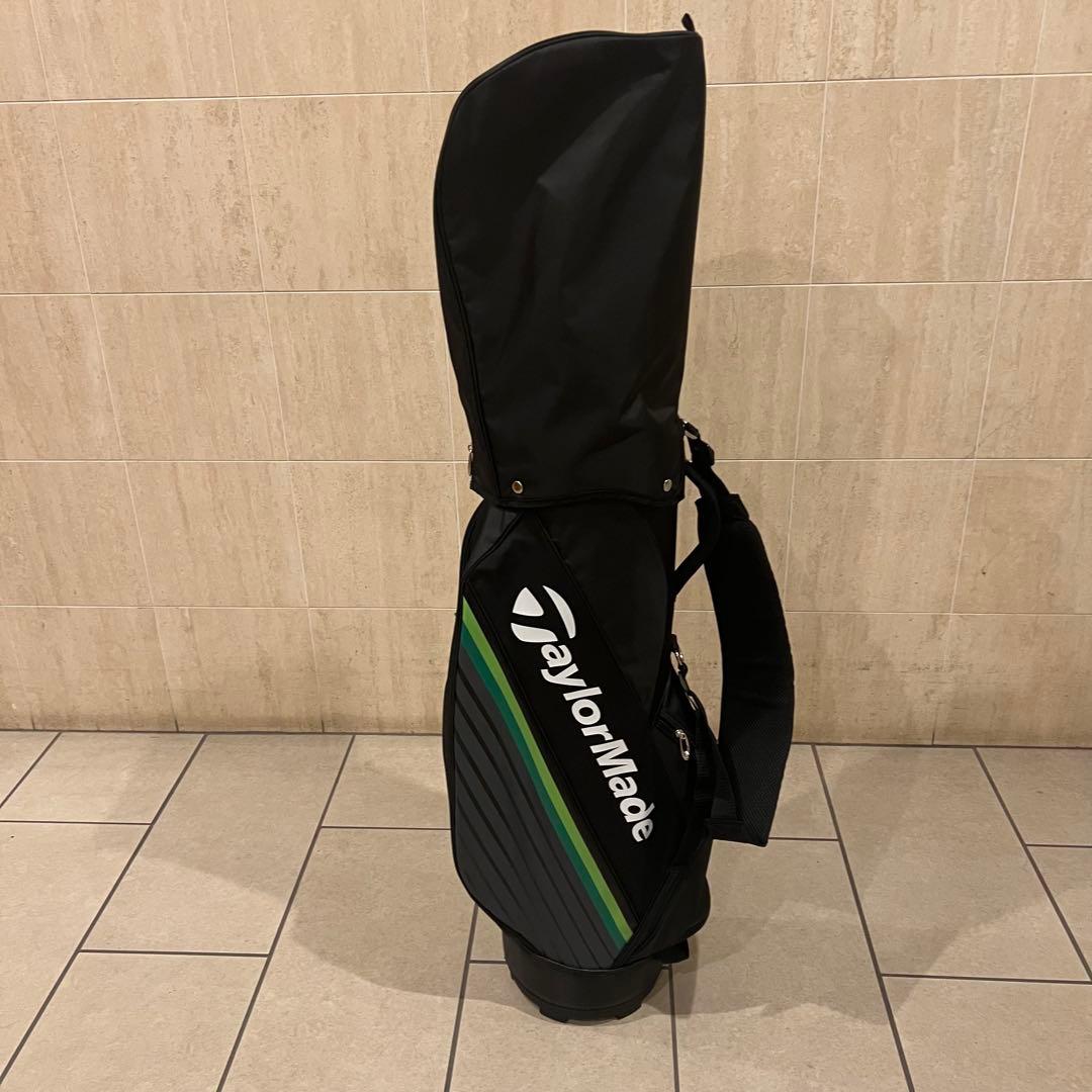 TaylorMade キャディバッグ 黒/緑 ゴルフ テーラーメイド グリーン