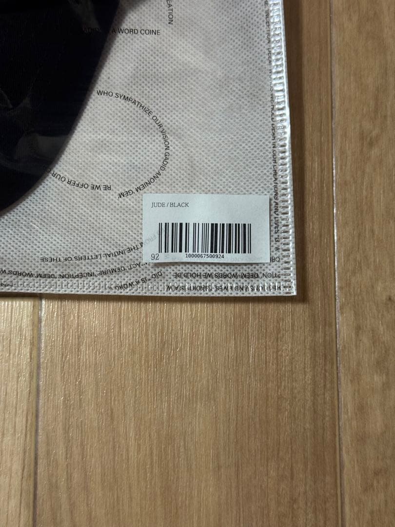 新品未使用 GADID ANONIEM JUDE BLACK キャップ CAP