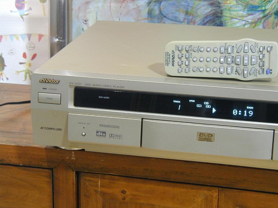 ★Victor　XV-D721 DVDオーディオプレーヤーです。ビクター