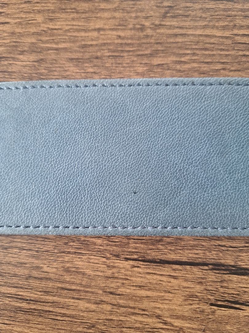 Christian Dior グレー レザー ベルト