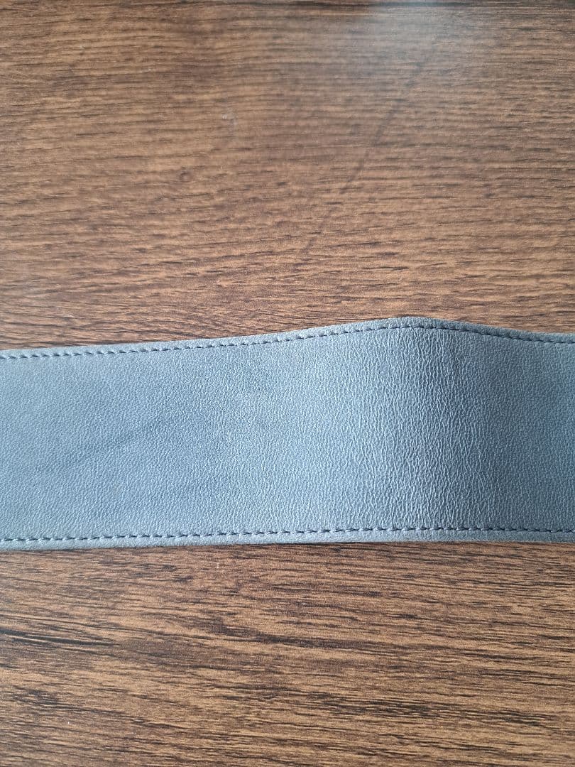 Christian Dior グレー レザー ベルト