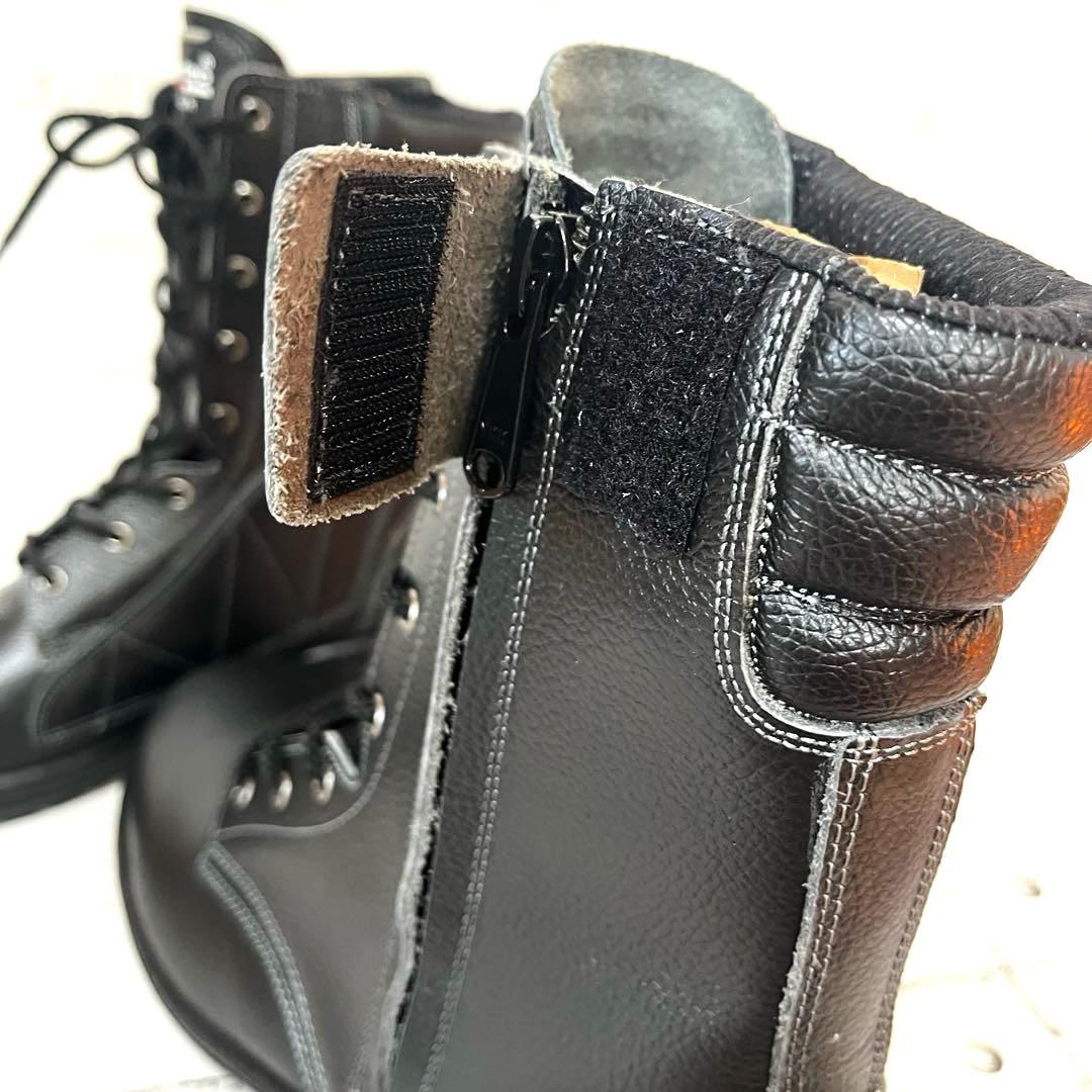 新品【ミドリ安全】静電安全靴JIS規格長編上靴 ラバーテック♡ブラック27.5