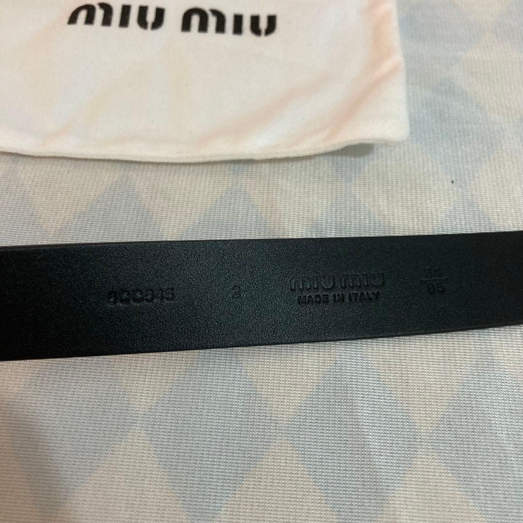Miu Miu ミュウ ミュウ ベルト 85