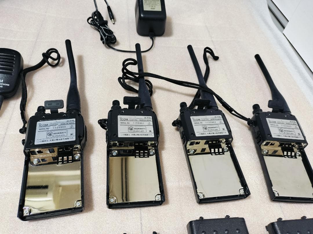 ICOM IC-T7D トランシーバー 無線機 4台セット
