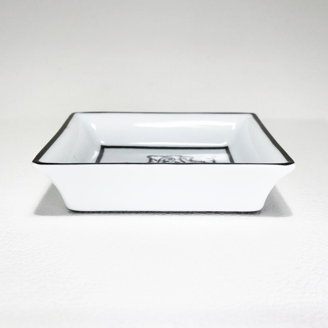 【美品・希少】エルメス／1997 アフリカへのトリビュート ミニプレート 絵皿