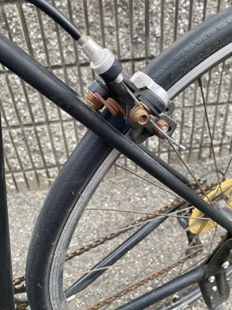 【引取り限定】 自転車 ALTON クロスバイク ブラック