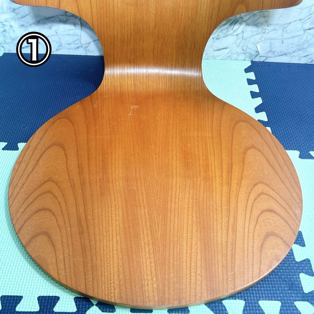 廃盤 天童木工 KABUTOカブト 剣持勇 座椅子 プライウッド 4脚セット