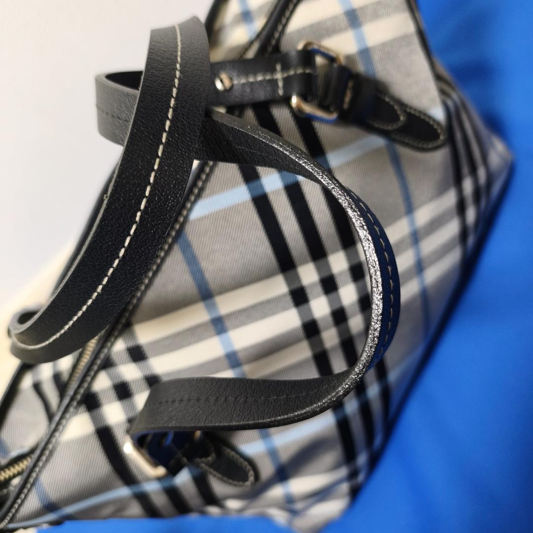 BURBERRY BLUE LABEL チェック トートバッグ