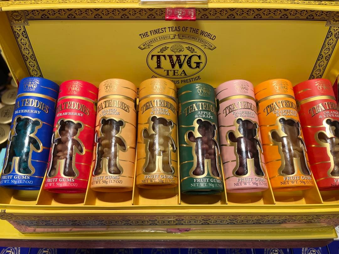 TWG ミニテディベア　グミ　ティー　セット　2点
