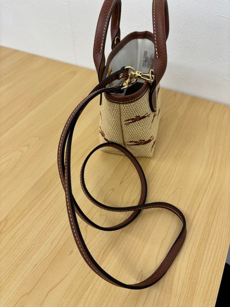 【新品・未使用】LONGCHAMP カゴバッグミニショルダー