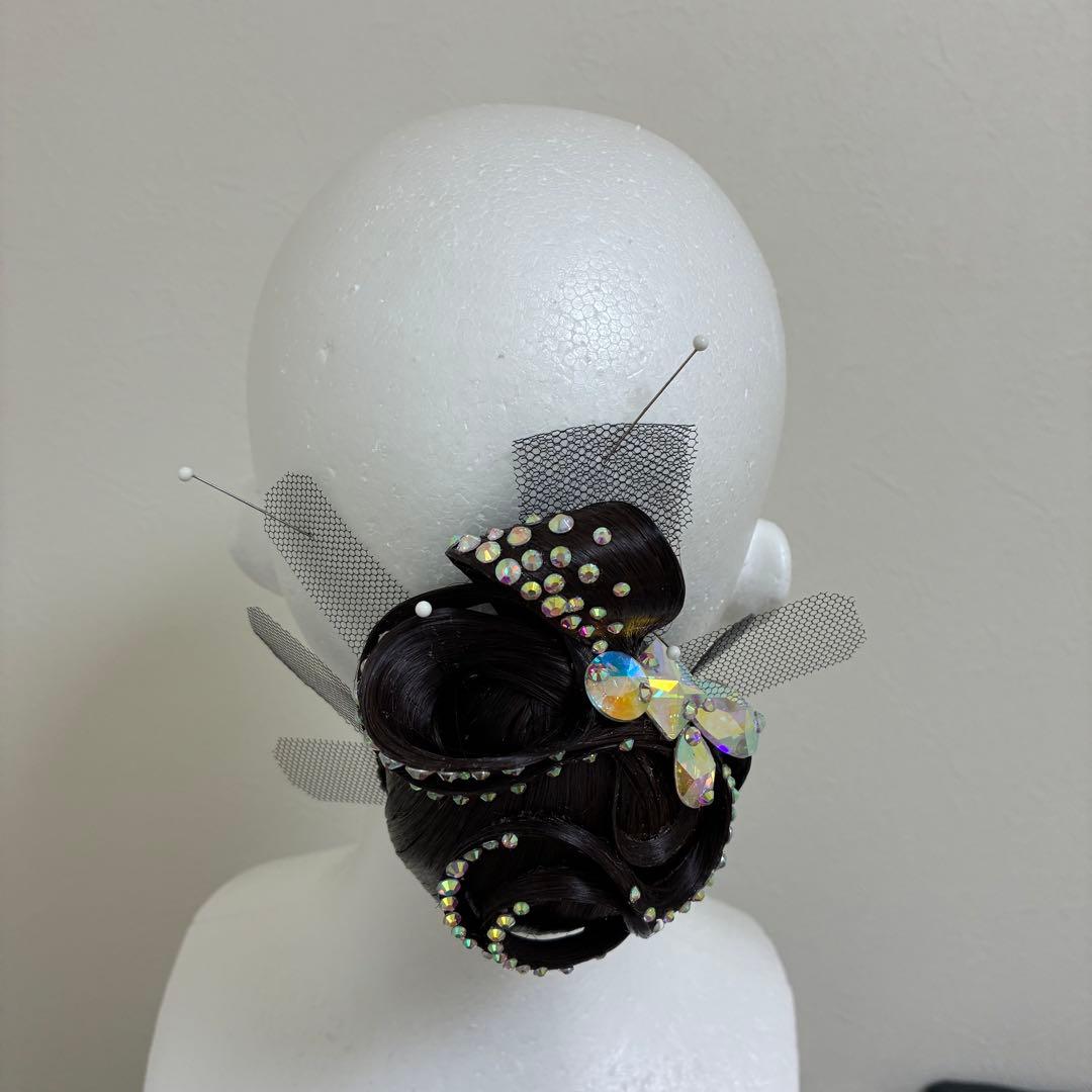 社交ダンス　オーナメント・髪飾り☆シニョン蜜