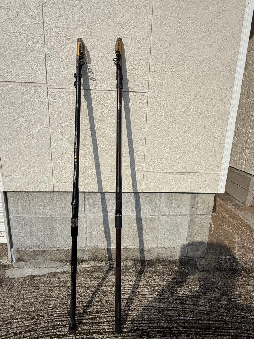 ダイワ　大島5号竿とダイコウ　強豪4号竿