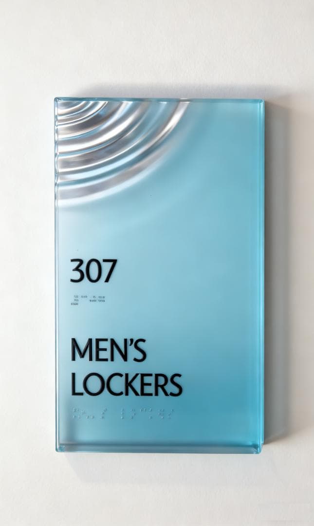 アクリル異形サイン｜ホテル・オフィス用モダンデザイン 高級ホテル・店舗向け