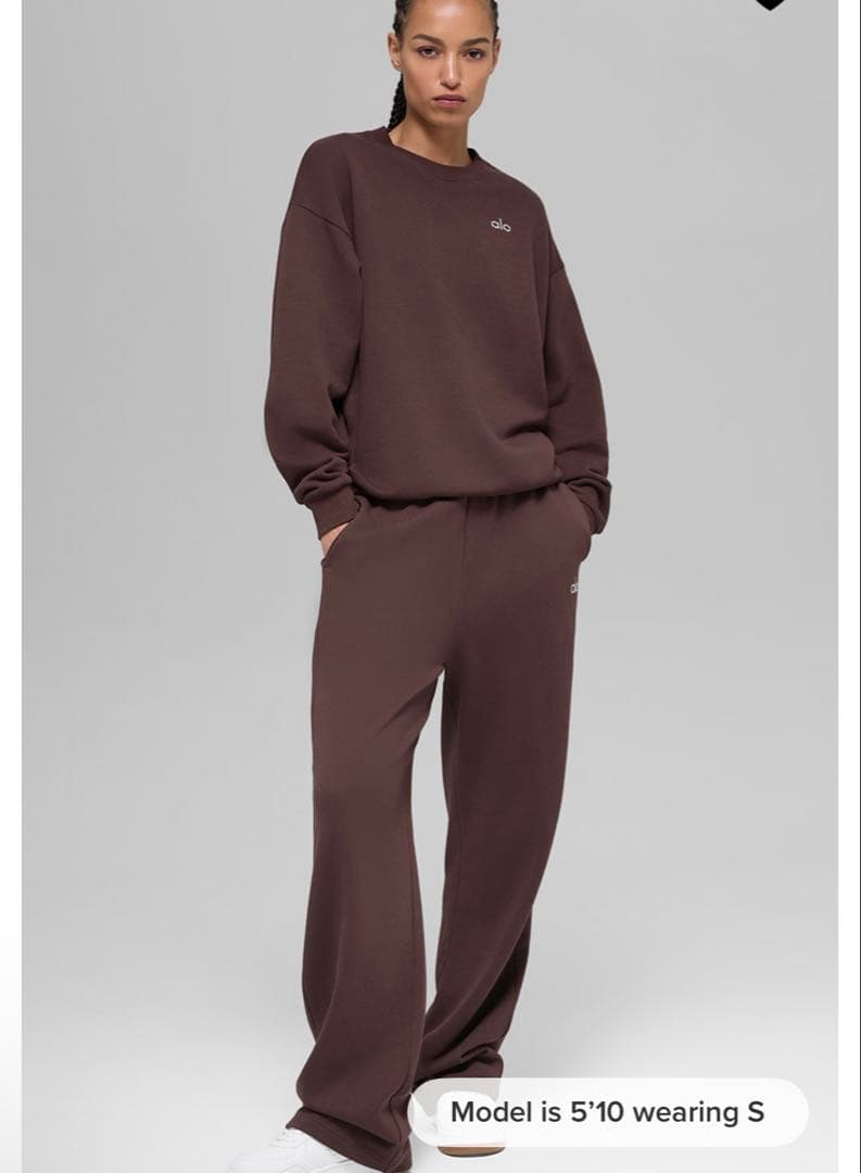 【ALO】Accolade Straight Leg Sweatpant セット