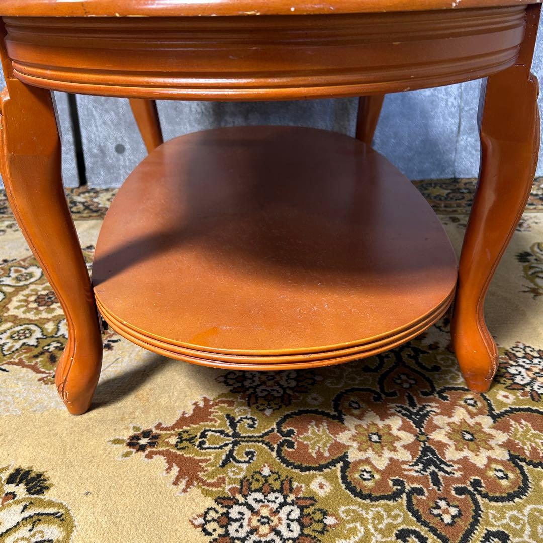 ꧁クラシック家具꧂大理石リビングテーブル センター ロー ソファ 机 猫脚