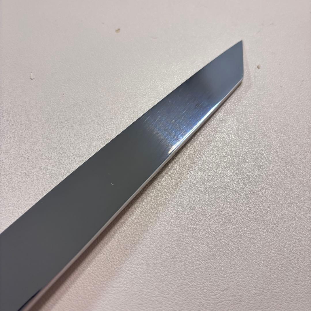 270mm 切付柳刃包丁 鏡面　天然木八角柄 刺身包丁 「全鋼」'ᘲ