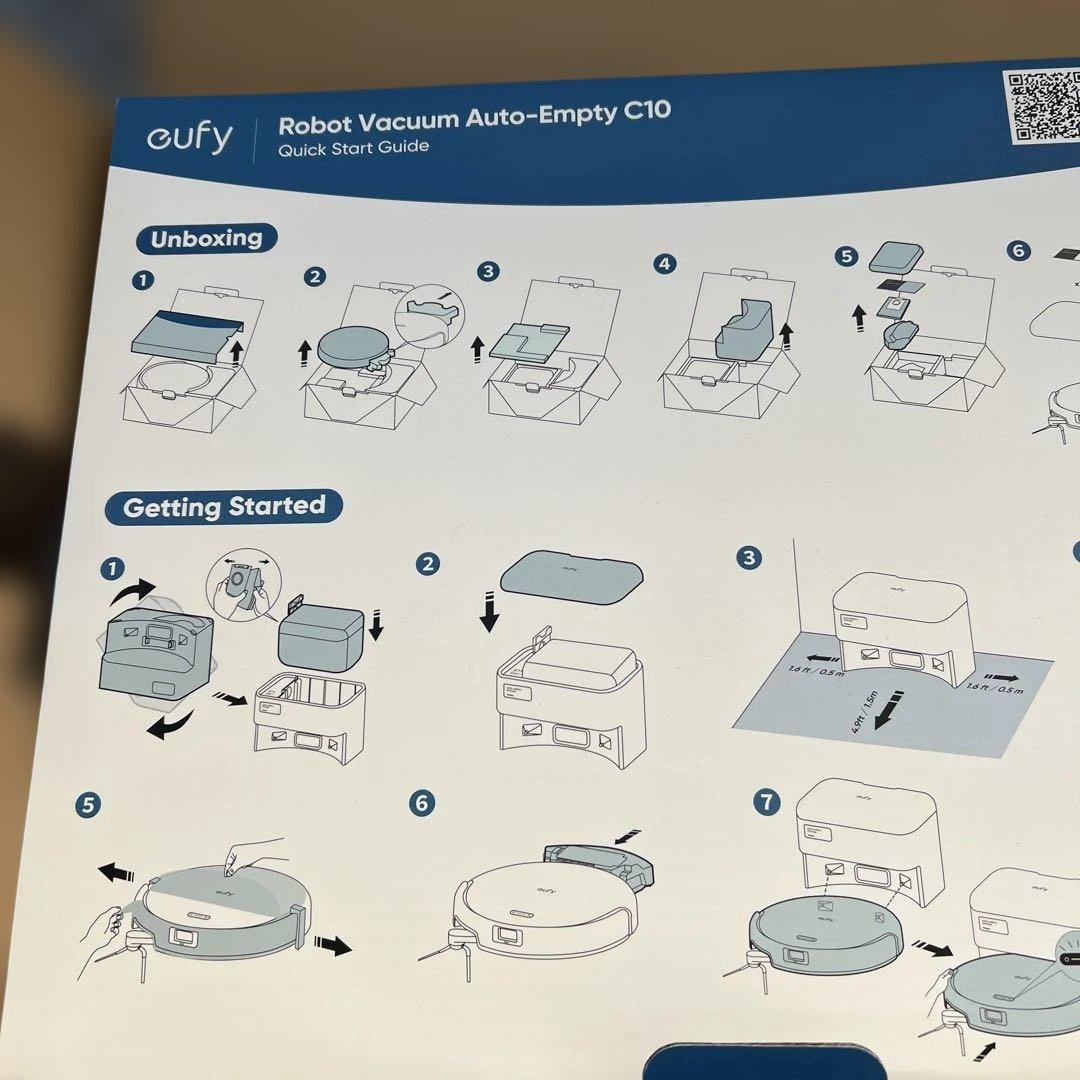eufy ロボット掃除機 C10 説明書 箱などあり