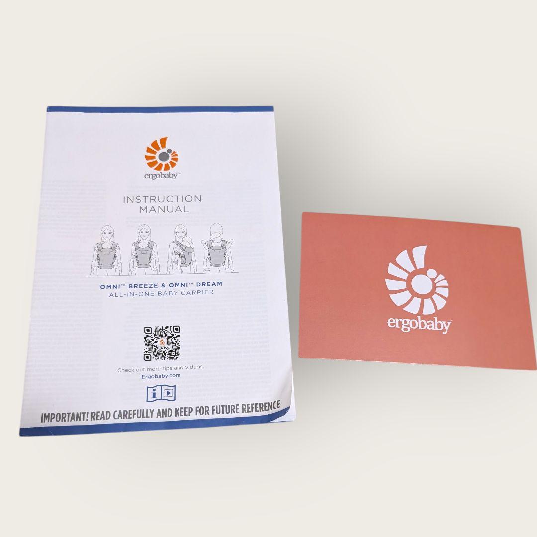 未使用　エルゴベビー　オムニ ブリー ズ　OMNI breeze　抱っこひも　黒