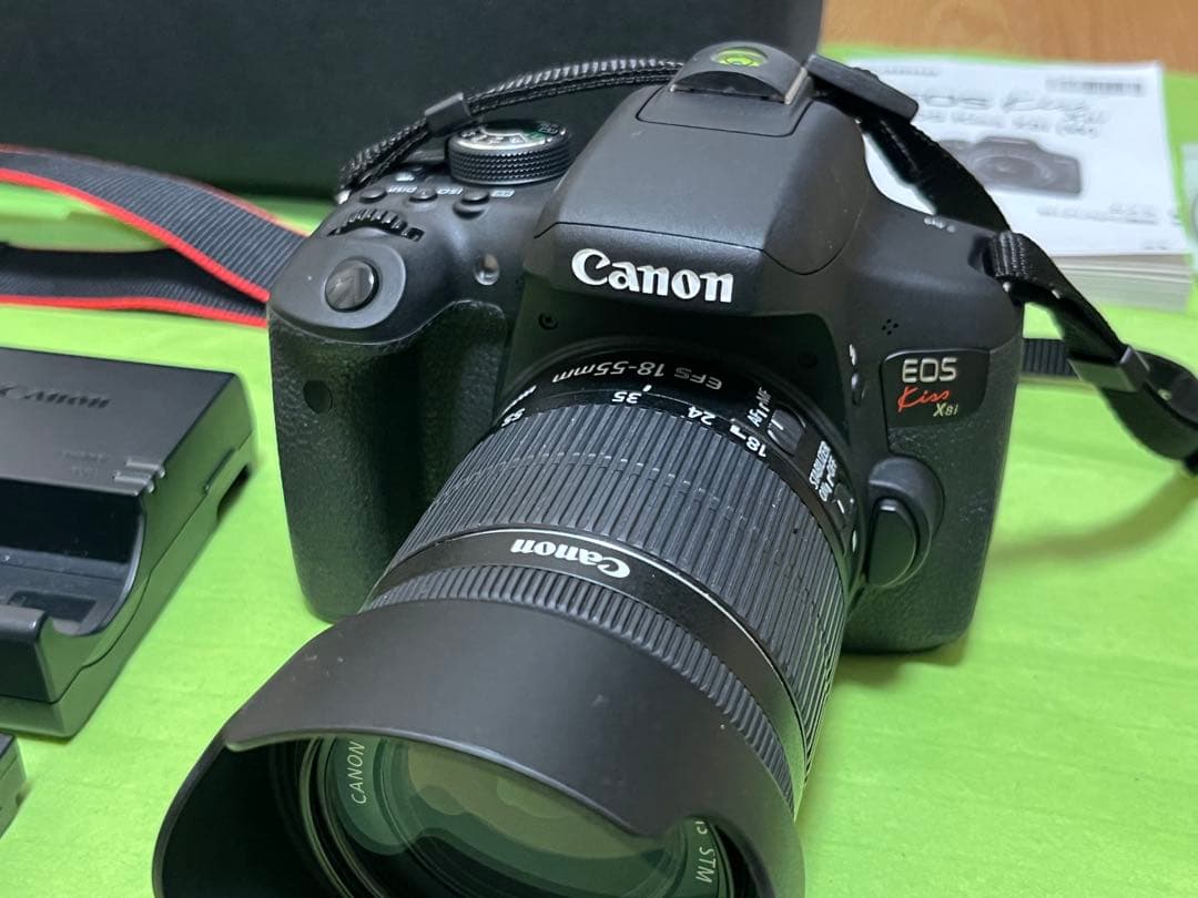 【美品】CANON キャノン EOS Kiss X8iレンズキット フルセット