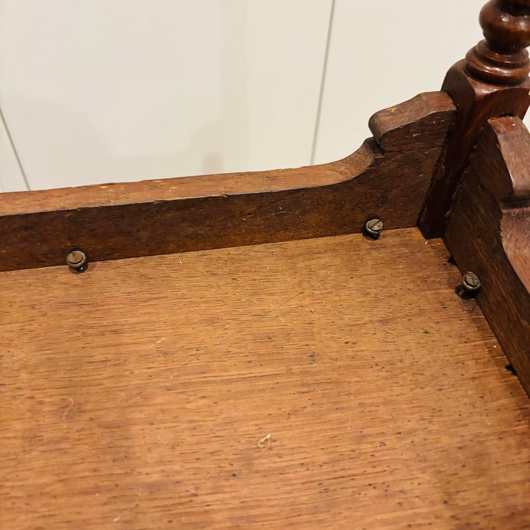 美品 瀬戸焼タイルトップ 戦前アンティークテーブル 大正浪漫 和製家具 日本職人