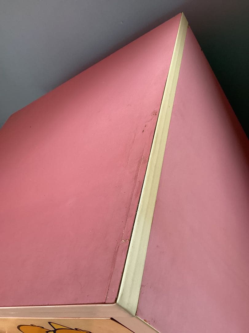 サンリオくろがねキキララ三段ミニチェスト1976年昭和レトロピンク