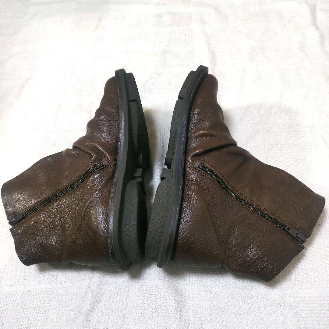 【状態良好】trippen トリッペン サイドジップ レザー ブーツ 37