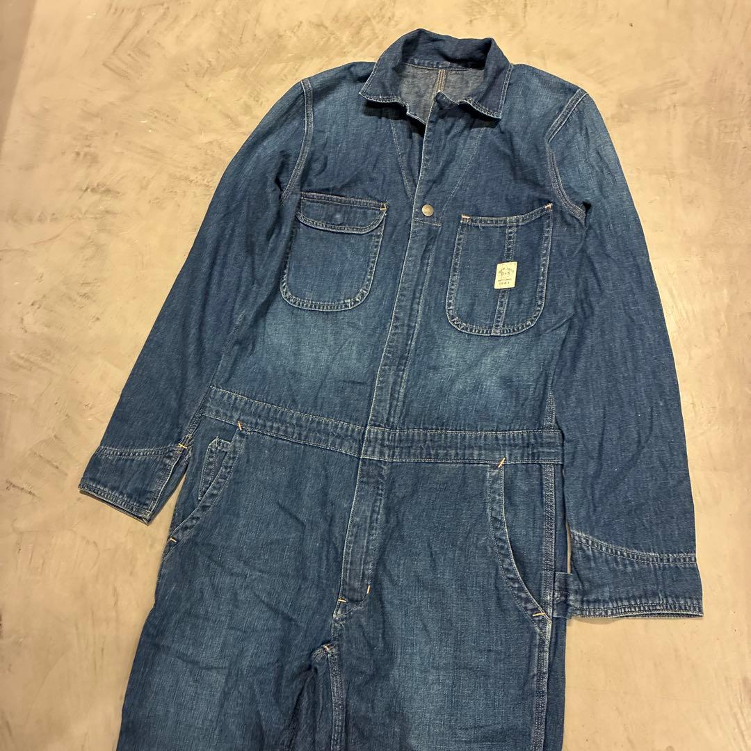 【希少】POLO RALPH LAUREN デニムつなぎ オールインワン 古着