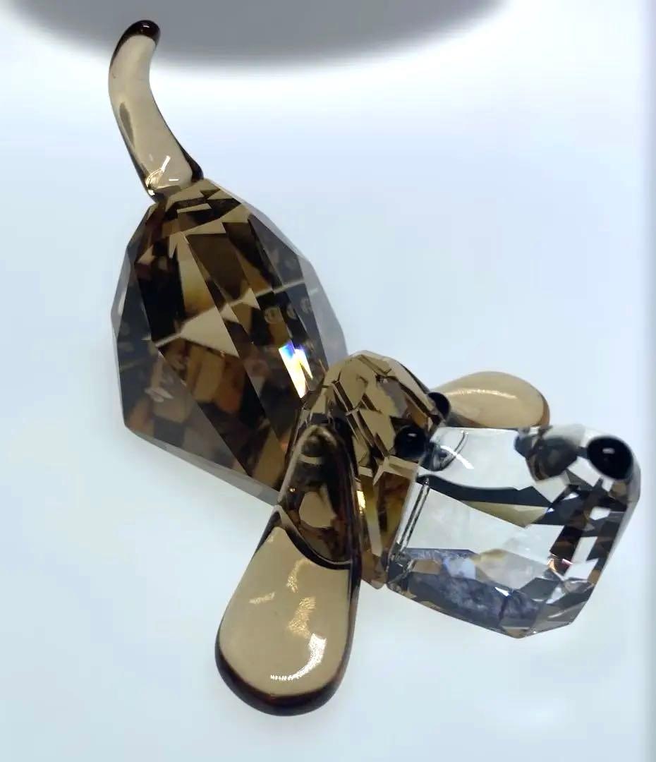 新品未使用品 スワロフスキー　バセットハウンド