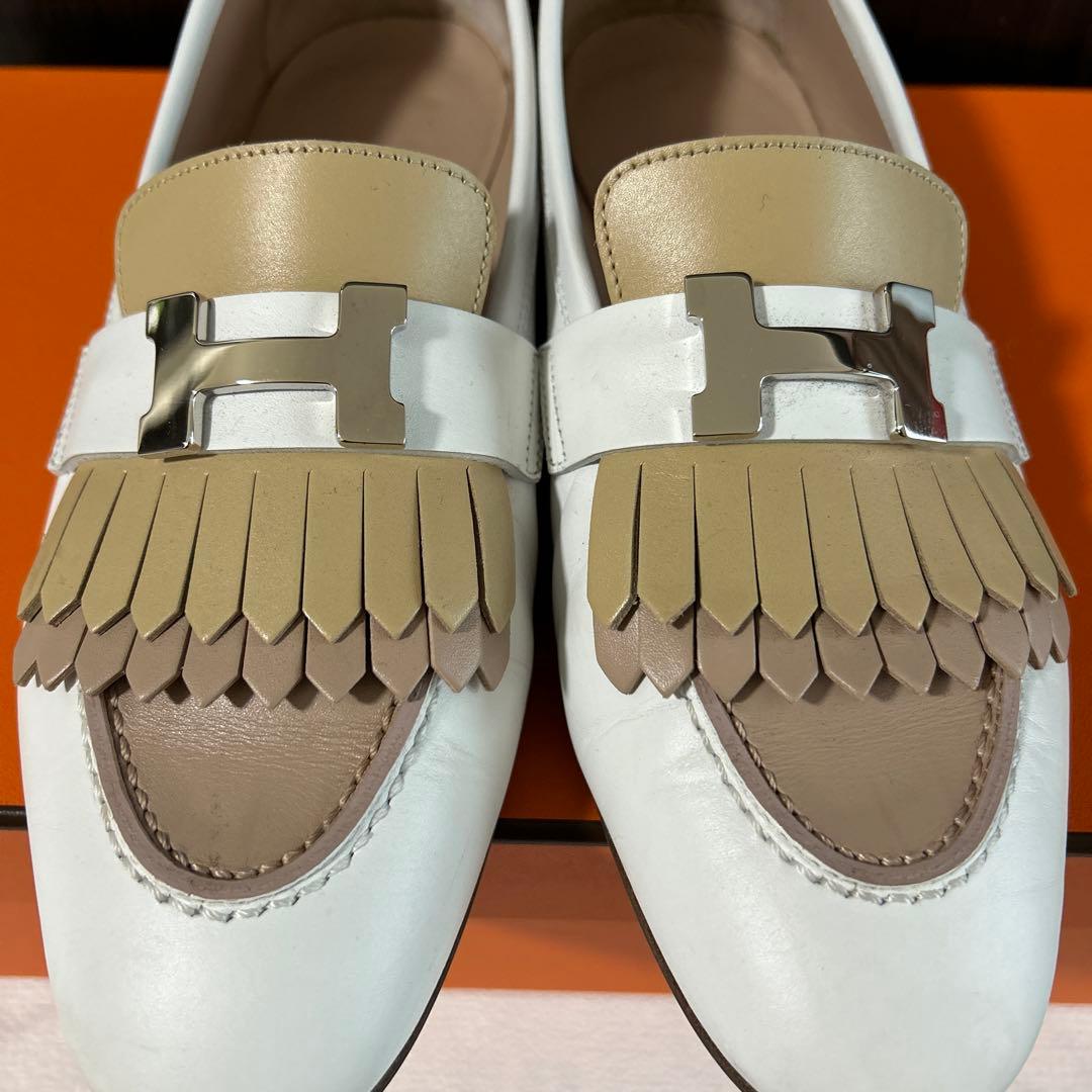 エルメス　モカシンパリ　35